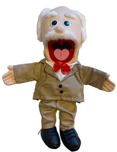 Silly puppets old man - man, in