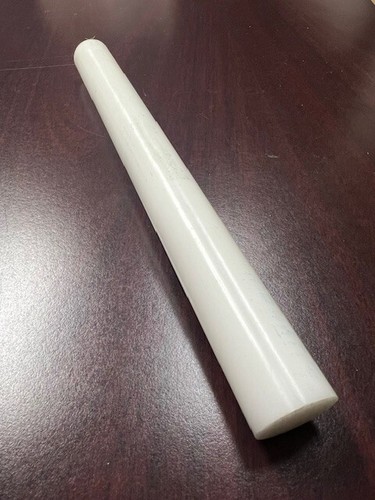 White delrin rod diameter - delrin, 1"