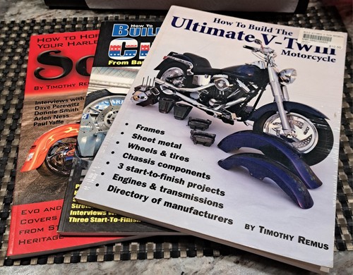 Custom motorcycle how - how-to, books