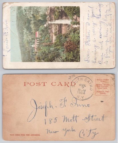 1904 kaaterskill falls laurel - falls,
