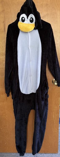 Penguin one piece romper adult - one,