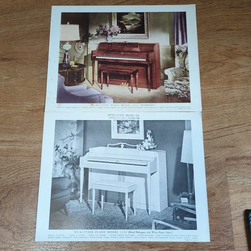 Vintage wurlitzer piano ads - piano,
