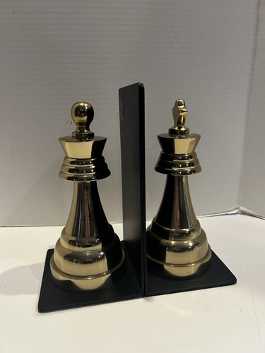 Set large brass chess - set,