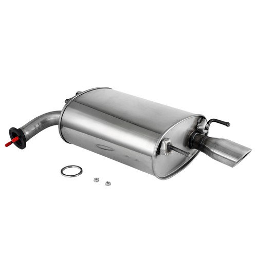 Stainless steel rear exhaust - stainless,