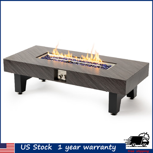 Iron fire pit table - fire, table(stone)