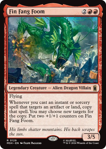 Fin fang foom marvel super - foom,