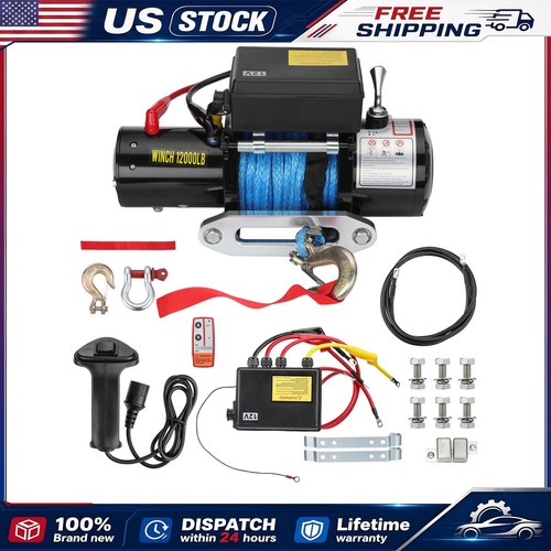 12v electric winch 12000lbs - electric,