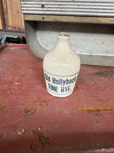 Antique old hollyhock - antique,