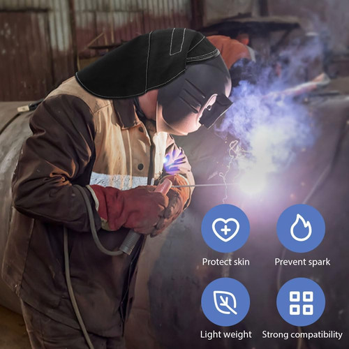Welding helmet cover extended - helmet,