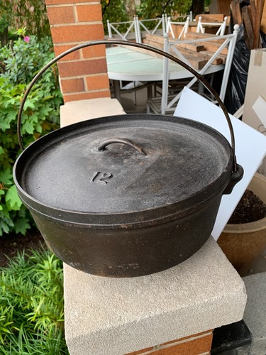 Lodge early cast iron - #12,