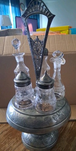 Vintage silverplate 5 piece - ,