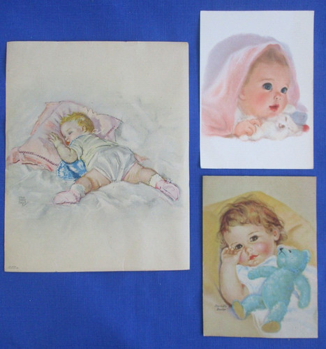 Vintage lot used baby - used,