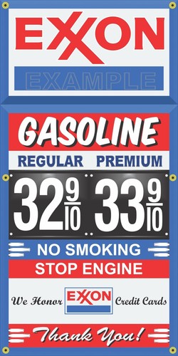 Exxon gas station price per - station,