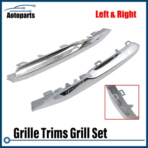 Front bumper trim set - driver, &