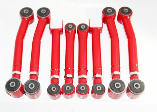 Red adj control arm set - red,