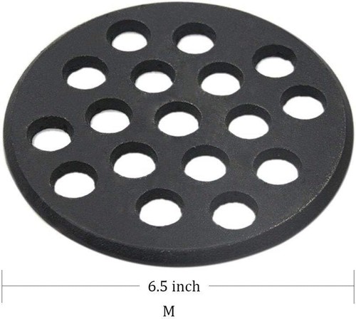 Round cast iron bottom fire - round,