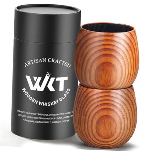Charred wooden bourbon - charred,