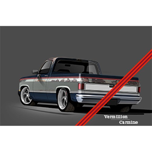 Paint break stripes vinyl kit - paint,
