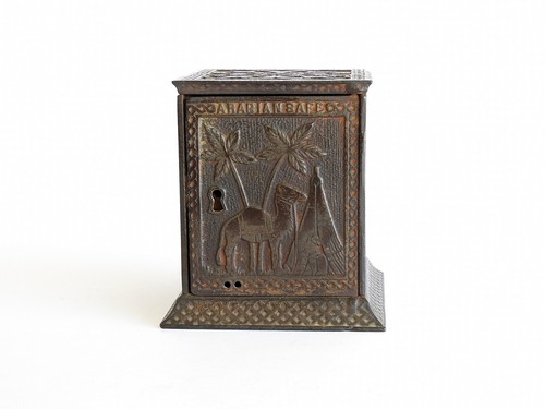Arabian safe cast iron bank - arabian,