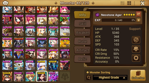 2ld summoners war old account - old,
