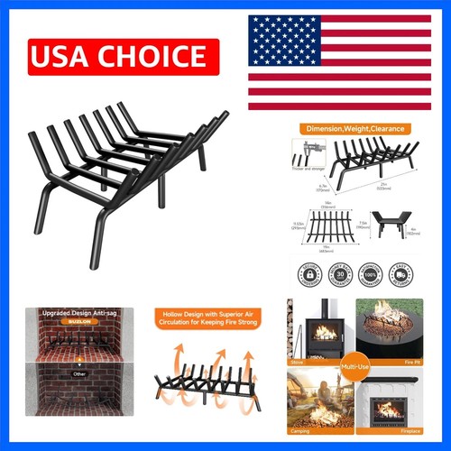 Fireplace grate inch bar - grate,