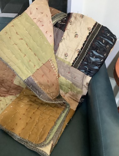 Antique crazy quilt heirloom - crazy,