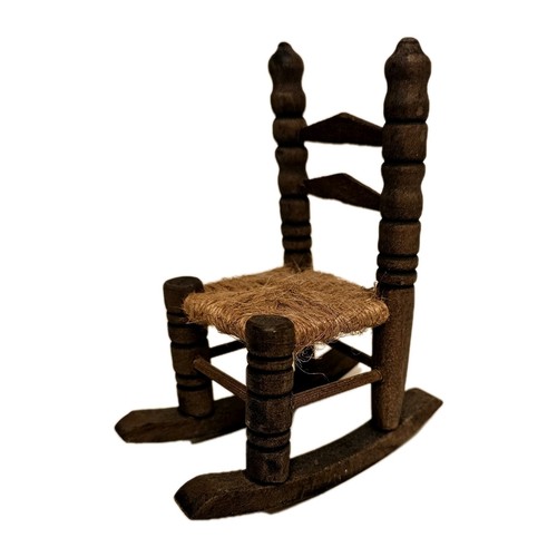 Small wood decorative rocking - small,