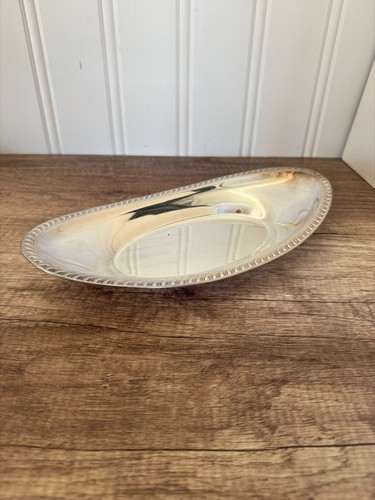 Vintage silverplate oval - vintage,