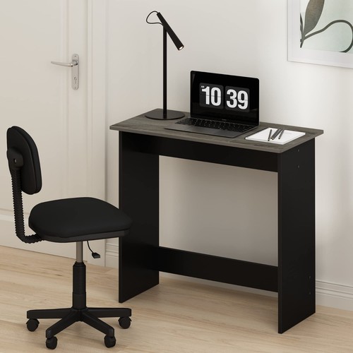 Grey computer desk small - computer,
