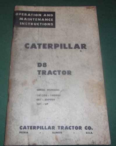 Cat caterpillar crawler - d8,