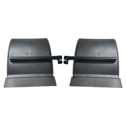 Pair x24 black poly - 24"x24",