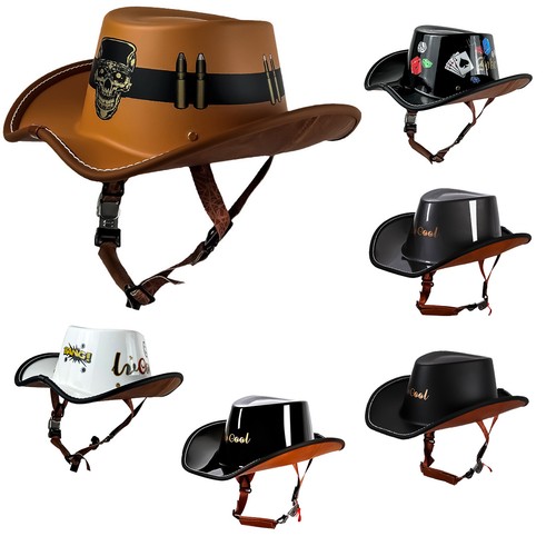 Motorcycle half helmet western - motorcycle,