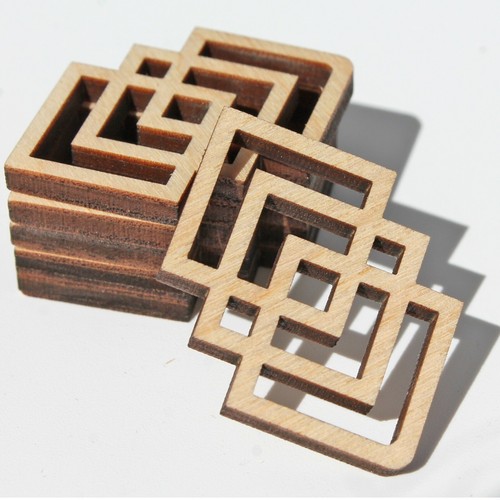 Unfinished wood geometric - unfinished,