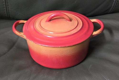 Vintage creuset enamel cast - vintage, le