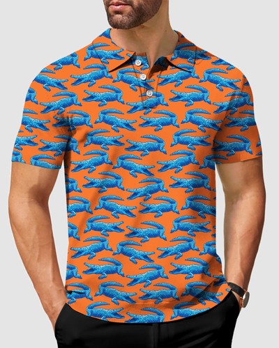 Men golf polo - polo, alligator
