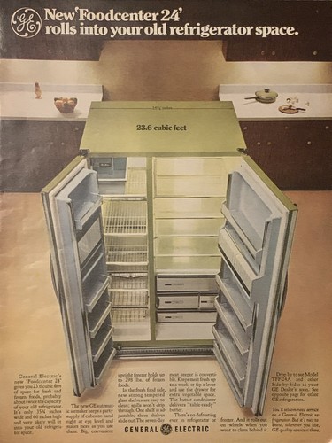 1968 refrigerator - 1968, ge