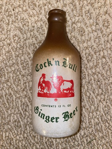 Vintage ginger beer bottle - beer,