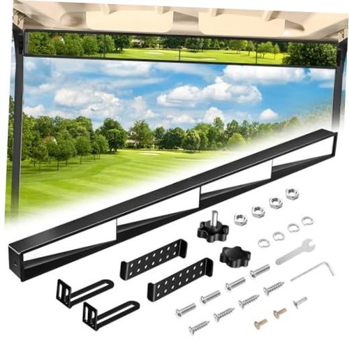 Golf cart rear view mirror - rear,