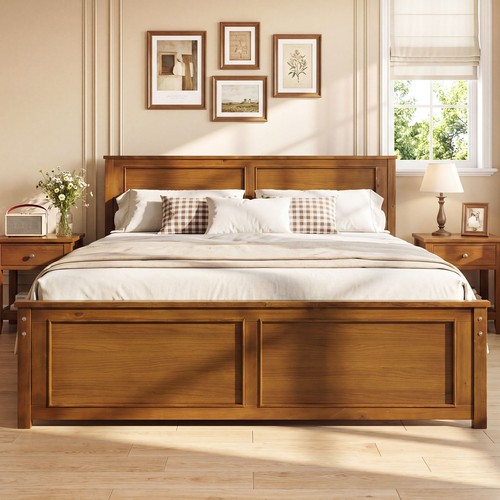 Full size bed frame farmhouse - full,
