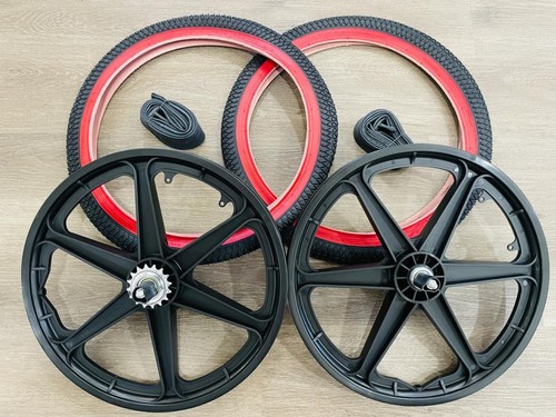 Pair bicycle mag wheels - pair,