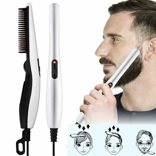 Men hair straightener beard - men,