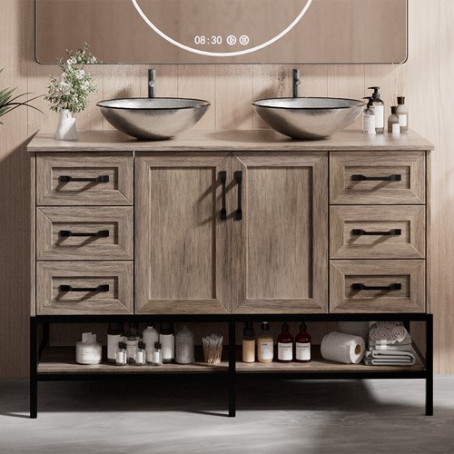 Large bathroom vanity with - bathroom,