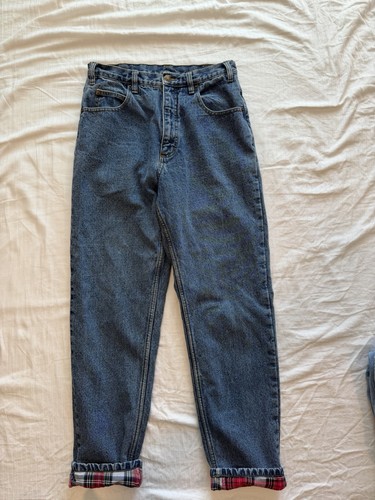 90s vintage flannel lined - 90s,