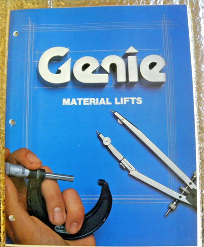1982 genie catalog brochure - genie,