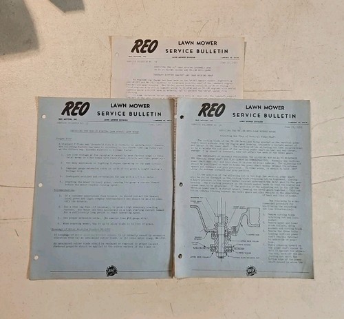 Vintage 1950 reo motors - reo,