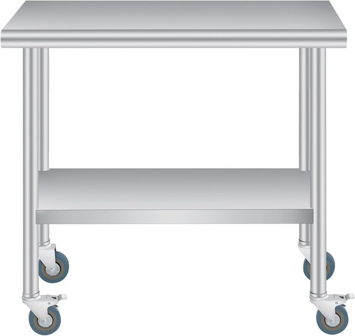 Stainless steel prep - steel, table