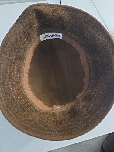 Vtg rare galanos - brown, hat