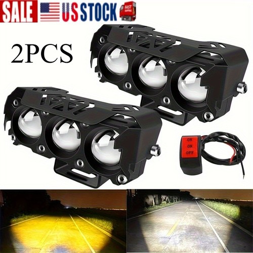 Led motorcycle spot lights - 2x,