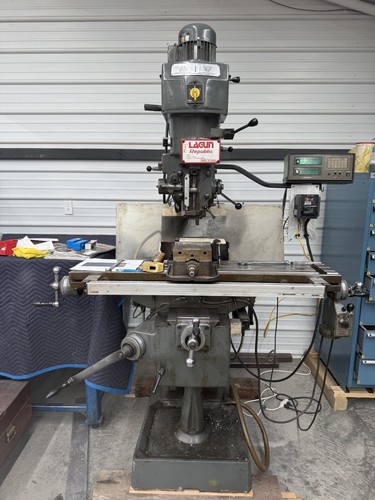 Lagun knee mill ft1 - ft1, w/dro