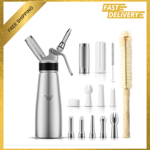 Whipped cream dispenser set - cream,